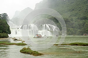 Ban Gioc or Detian Waterfall in Vietnam and China