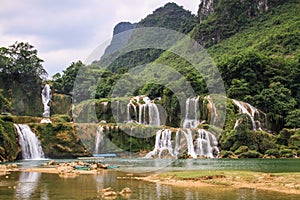 Ban Gioc Waterfall, cao bang province, North Vietnam