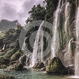 Ban Gioc Waterfall in Cao Bang, Vietnam