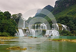 Ban Gioc Waterfall in Cao Bang, Vietnam