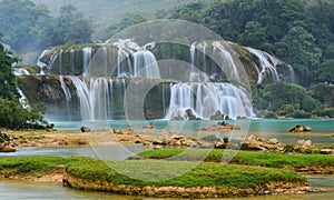 Ban Gioc Waterfall in Cao Bang, Vietnam