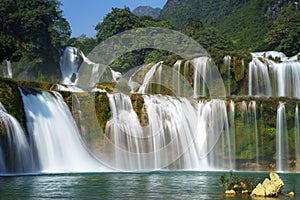 Ban Gioc waterfall in north of Vietnam.