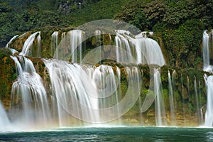 Ban Gioc waterfall in north of Vietnam.