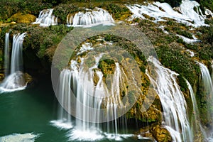 Ban Gioc waterfall in north of Vietnam.