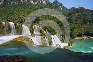 Ban Gioc waterfall in north of Vietnam.