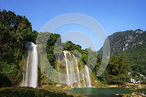 Ban Gioc waterfall in north of Vietnam.