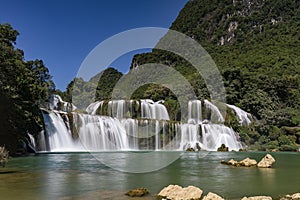 Ban Gioc waterfall, trung Khanh, Cao Bang, Vietnam