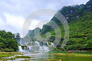 Ban Gioc Waterfall in Vietnam