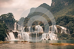 Ban Gioc Waterfall in Vietnam