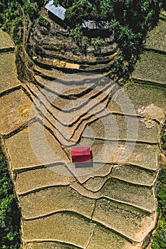 Ban Huai Hom Christendom, village in the jungle and valley in Mae Hong Son, Thailand