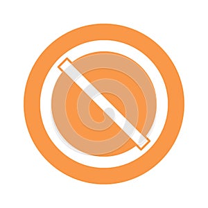 Ban Isolated Vector icon which can be easily modified or edited