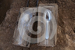 Ban Napia Laos village that makes spoons from bombs leftover from Vietnam war