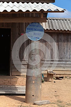 Ban Napia Laos village that makes spoons from bombs leftover from Vietnam war