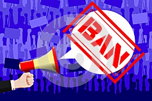 Ban, Prohibition of freedom of speech. Internet censorship. Digital Resistance