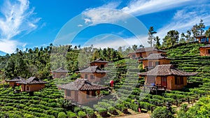 Ban rak thai in Mae hong son,Thailand