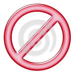 Ban sign