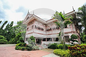 Ban Wongburi historical house in Phrae, Thailand.