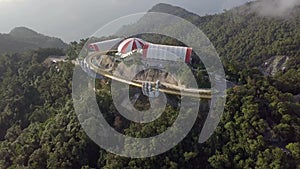 Bana Hills, french village and Golden bridge, in Central Vietnam