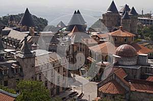 Bana hills french village in Vietnam