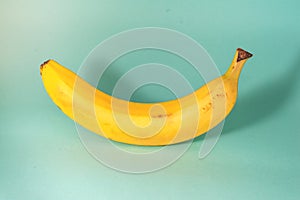 Banan on a blue background