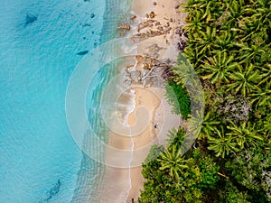 Banana Beach, Phuket, Thailand,A beautiful tropical beach with palm trees at Phuket island, Thailand, Banana Beach