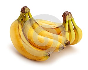 banana bunch path isolated