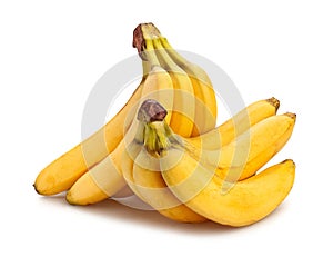 banana bunch path isolated