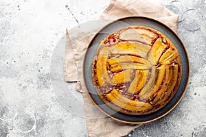 Banana Cake with pecan nuts