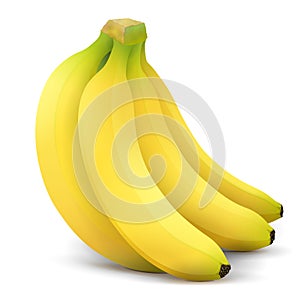Banana fruit close up
