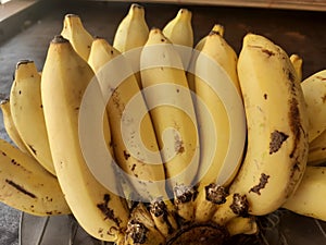 Banana fruit musa acuminate photo