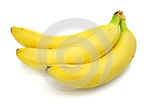 Banana fruits isolated on white background
