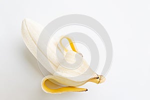 Banana image depicting a sex symbol,Men penis size concept,Sex concept