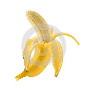 Banana isolated without shadow