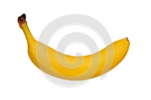 Banana isolated on white