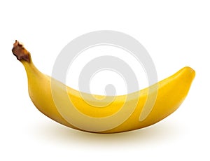 Banana isolated on white