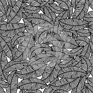 Banana leaf pattern