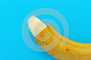 a banana like mens penis as potency concept