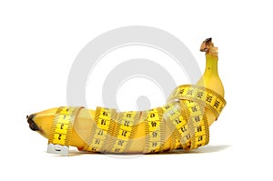 Banana and measure tape