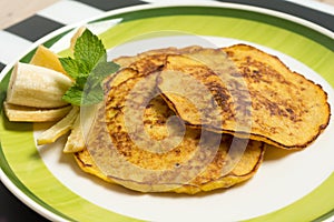 Banán palacinky 