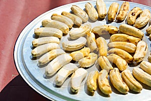 banana preserved by sundry method