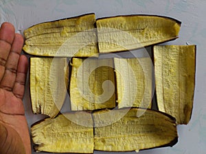 BANANA SKIN AND DECORATION