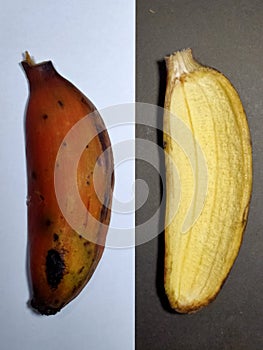 Banana skin