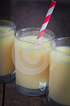 Banana smoothies