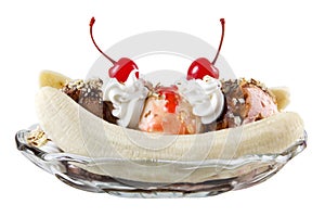 Banana split photo