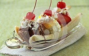 Banana Split Ice Cream