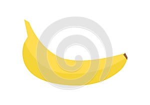 Banana Vector Illustration In Flat Style Design.