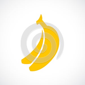 Banana vector sign