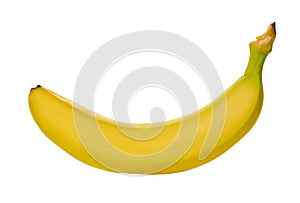 Banana on a white isolated background