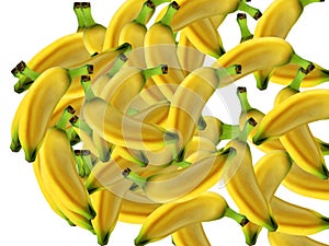 Bananas abstract