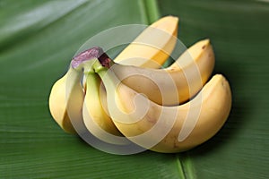 Bananas on a bananaleaf